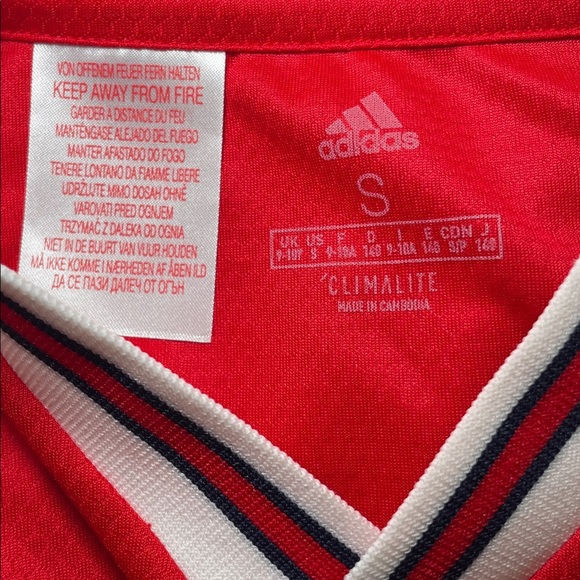Adidas Arsenal FC Official 2020-2021 Kids Red and White Home Soccer Jersey sz S - Picture 2 of 14